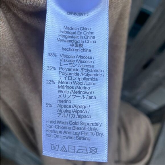 Madewell Women's Crestland Side-Button Turtleneck Tunic Sweater size Medium - Picture 5 of 6